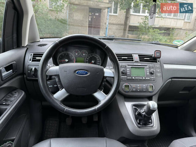 Черный Форд Focus C-Max, объемом двигателя 1.6 л и пробегом 219 тыс. км за 5900 $, фото 9 на Automoto.ua