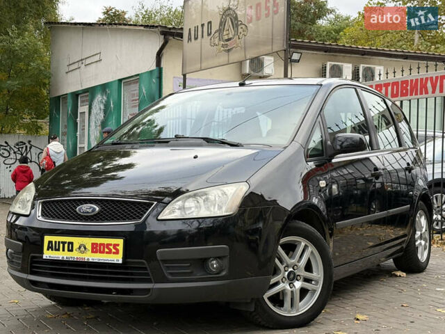 Черный Форд Focus C-Max, объемом двигателя 1.6 л и пробегом 225 тыс. км за 5700 $, фото 1 на Automoto.ua