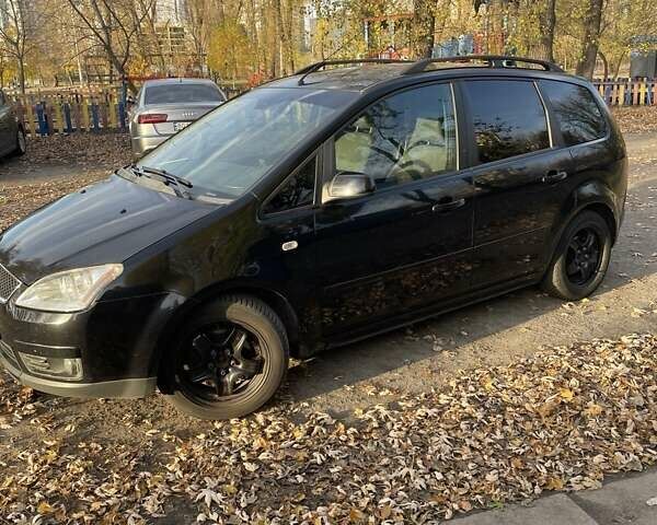 Черный Форд Focus C-Max, объемом двигателя 1.6 л и пробегом 256 тыс. км за 4400 $, фото 1 на Automoto.ua