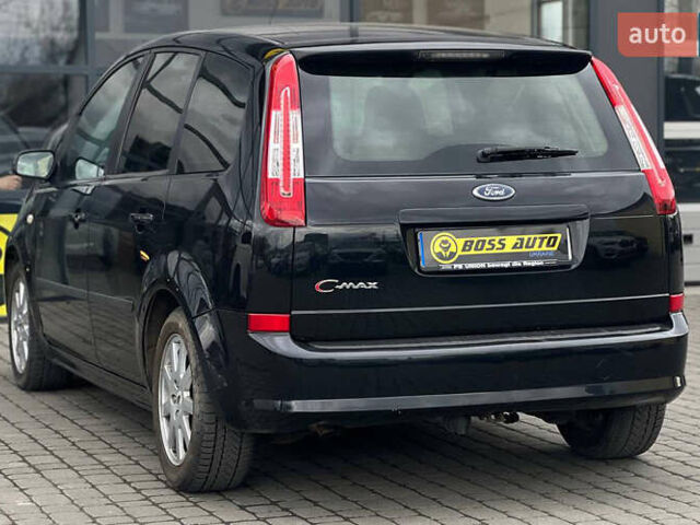 Черный Форд Focus C-Max, объемом двигателя 2 л и пробегом 188 тыс. км за 6500 $, фото 3 на Automoto.ua