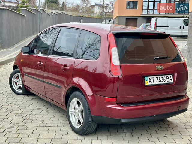 Красный Форд Focus C-Max, объемом двигателя 1.6 л и пробегом 212 тыс. км за 3799 $, фото 5 на Automoto.ua