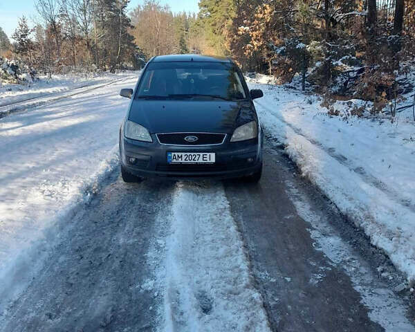 Серый Форд Focus C-Max, объемом двигателя 1.6 л и пробегом 394 тыс. км за 4200 $, фото 2 на Automoto.ua