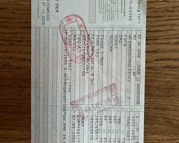 Серый Форд Focus C-Max, объемом двигателя 1.8 л и пробегом 249 тыс. км за 5600 $, фото 40 на Automoto.ua