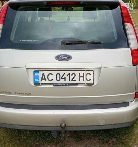 Серый Форд Focus C-Max, объемом двигателя 1.6 л и пробегом 161 тыс. км за 5000 $, фото 3 на Automoto.ua