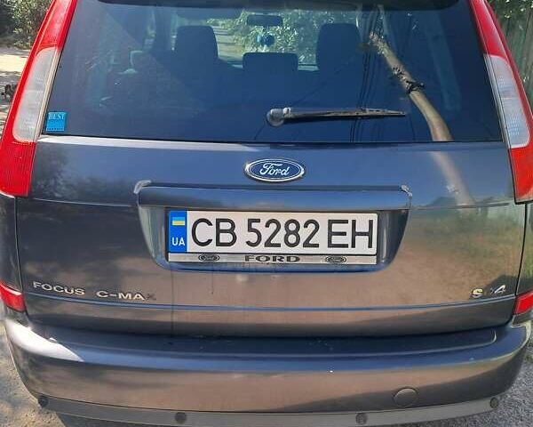 Серый Форд Focus C-Max, объемом двигателя 1.6 л и пробегом 345 тыс. км за 5000 $, фото 1 на Automoto.ua