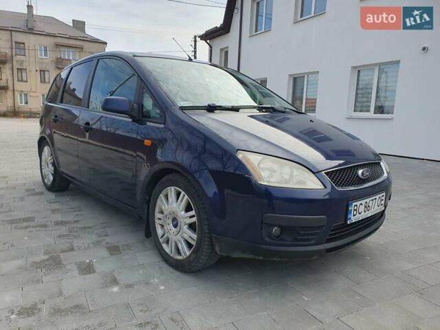 Синий Форд Focus C-Max, объемом двигателя 1.6 л и пробегом 286 тыс. км за 3899 $, фото 1 на Automoto.ua
