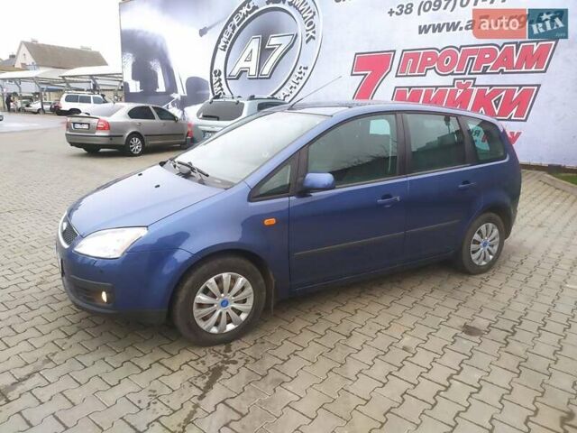 Синий Форд Focus C-Max, объемом двигателя 1.6 л и пробегом 272 тыс. км за 4800 $, фото 1 на Automoto.ua