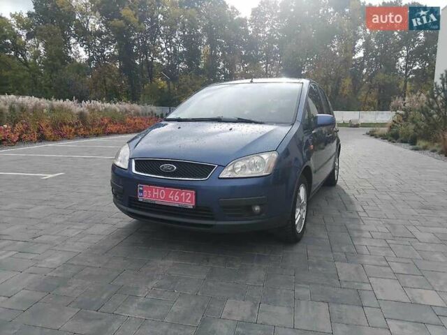 Синий Форд Focus C-Max, объемом двигателя 1.6 л и пробегом 176 тыс. км за 4450 $, фото 2 на Automoto.ua