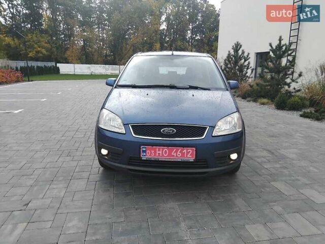 Синий Форд Focus C-Max, объемом двигателя 1.6 л и пробегом 176 тыс. км за 4450 $, фото 1 на Automoto.ua