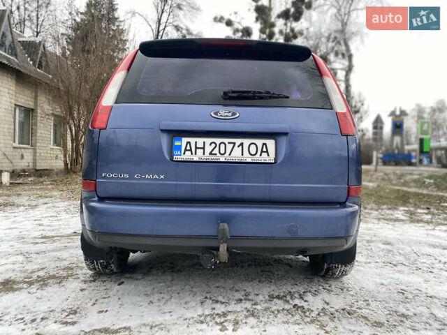 Синий Форд Focus C-Max, объемом двигателя 1.8 л и пробегом 245 тыс. км за 3900 $, фото 5 на Automoto.ua