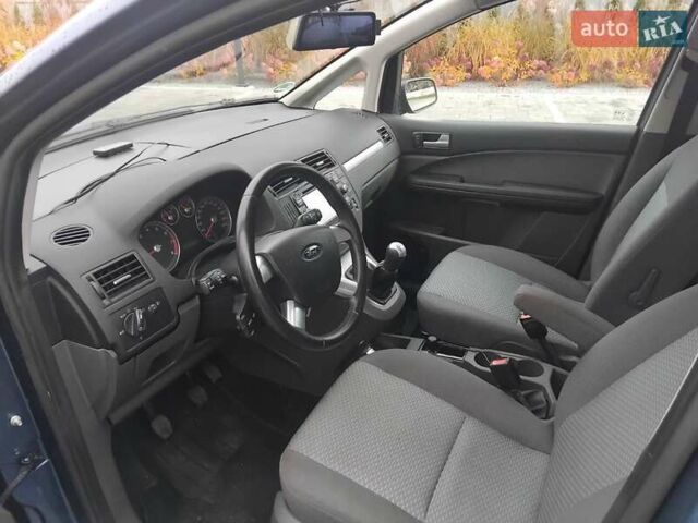 Синий Форд Focus C-Max, объемом двигателя 1.6 л и пробегом 176 тыс. км за 4450 $, фото 3 на Automoto.ua