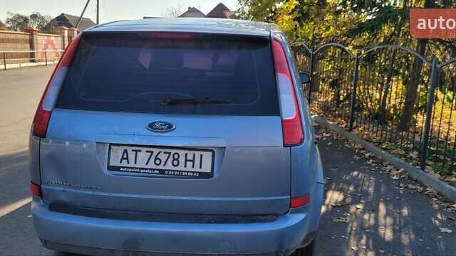 Синий Форд Focus C-Max, объемом двигателя 2 л и пробегом 240 тыс. км за 4850 $, фото 3 на Automoto.ua