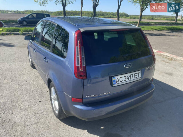 Синий Форд Focus C-Max, объемом двигателя 1.56 л и пробегом 250 тыс. км за 5000 $, фото 4 на Automoto.ua