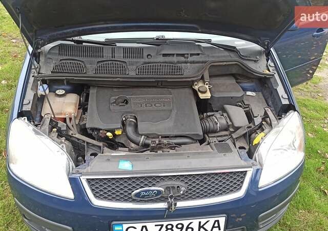 Синий Форд Focus C-Max, объемом двигателя 1.6 л и пробегом 278 тыс. км за 5400 $, фото 6 на Automoto.ua