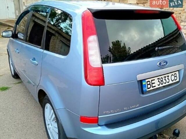 Синий Форд Focus C-Max, объемом двигателя 1.8 л и пробегом 205 тыс. км за 5300 $, фото 2 на Automoto.ua