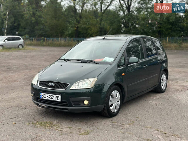 Зеленый Форд Focus C-Max, объемом двигателя 1.6 л и пробегом 230 тыс. км за 4200 $, фото 2 на Automoto.ua