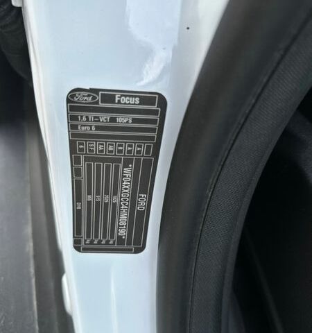 Білий Форд Фокус, об'ємом двигуна 1.6 л та пробігом 97 тис. км за 9500 $, фото 18 на Automoto.ua