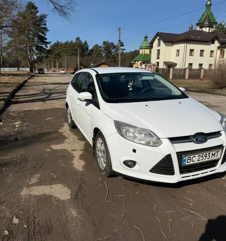 Белый Форд Фокус, объемом двигателя 1.6 л и пробегом 276 тыс. км за 6000 $, фото 2 на Automoto.ua