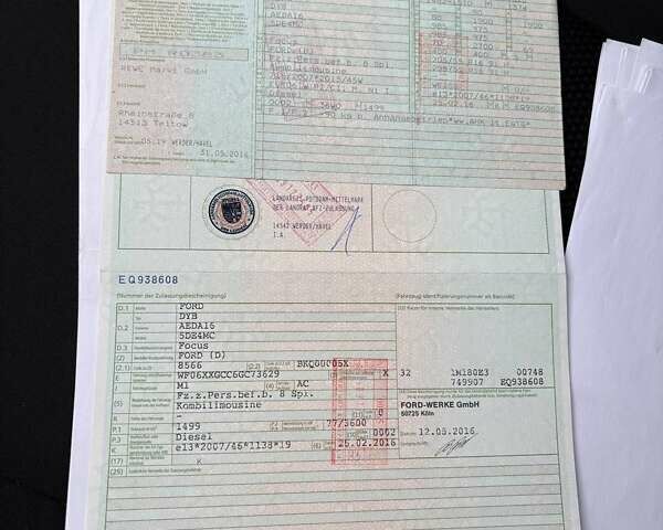 Білий Форд Фокус, об'ємом двигуна 1.5 л та пробігом 217 тис. км за 10300 $, фото 6 на Automoto.ua