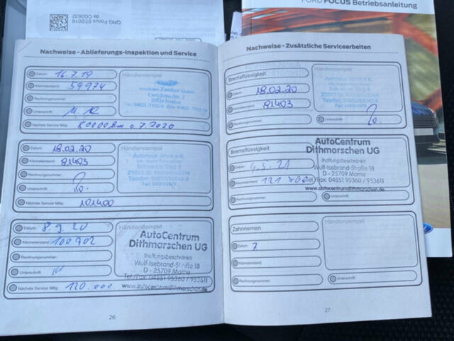 Білий Форд Фокус, об'ємом двигуна 1.5 л та пробігом 214 тис. км за 9499 $, фото 54 на Automoto.ua