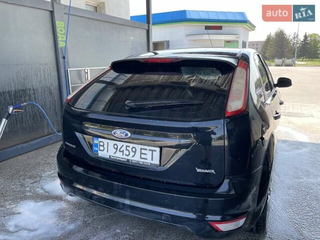Черный Форд Фокус, объемом двигателя 1.6 л и пробегом 165 тыс. км за 7200 $, фото 4 на Automoto.ua