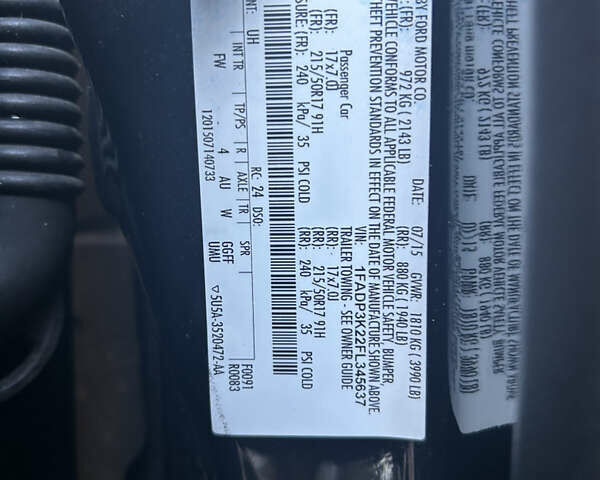 Форд Фокус 2015 в Львове на Automoto.ua Черный Форд Фокус, объемом двигателя 2 л и пробегом 140 тыс. км за 8100 $, фото 41 на Automoto.ua