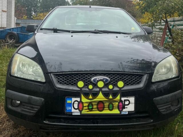 Черный Форд Фокус, объемом двигателя 1.6 л и пробегом 250 тыс. км за 3100 $, фото 2 на Automoto.ua