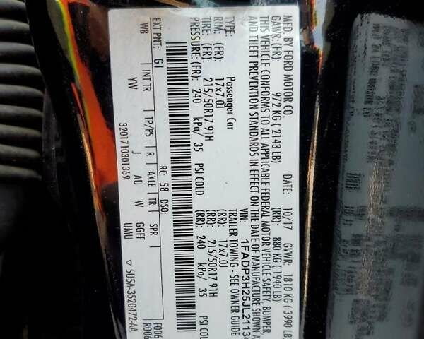 Чорний Форд Фокус, об'ємом двигуна 2 л та пробігом 94 тис. км за 1200 $, фото 12 на Automoto.ua