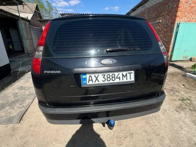 Черный Форд Фокус, объемом двигателя 1.6 л и пробегом 250 тыс. км за 5000 $, фото 2 на Automoto.ua