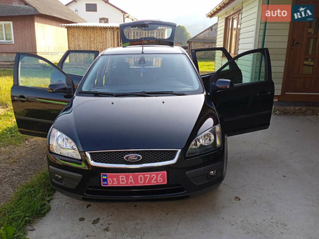 Черный Форд Фокус, объемом двигателя 1.6 л и пробегом 240 тыс. км за 5300 $, фото 4 на Automoto.ua