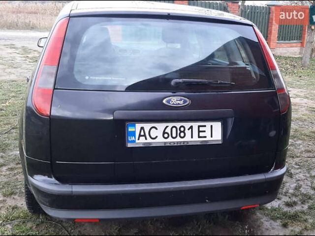 Черный Форд Фокус, объемом двигателя 1.6 л и пробегом 298 тыс. км за 3800 $, фото 3 на Automoto.ua