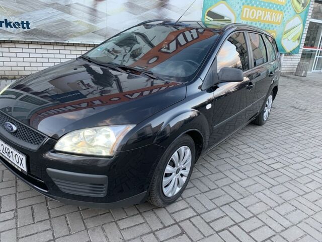 Черный Форд Фокус, объемом двигателя 1.6 л и пробегом 162 тыс. км за 5400 $, фото 4 на Automoto.ua