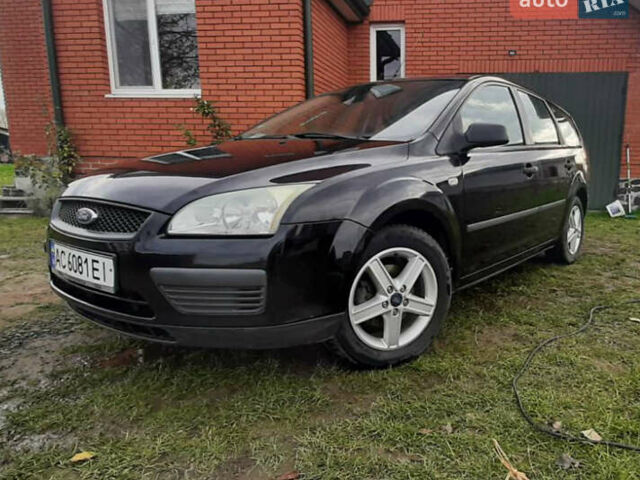 Черный Форд Фокус, объемом двигателя 1.6 л и пробегом 298 тыс. км за 3800 $, фото 1 на Automoto.ua