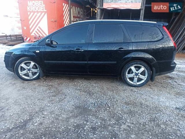 Чорний Форд Фокус, об'ємом двигуна 2 л та пробігом 296 тис. км за 3550 $, фото 2 на Automoto.ua