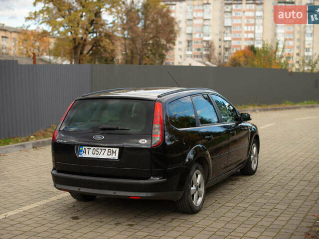 Форд Фокус 2007 в Ивано-Франковске на Automoto.ua Черный Форд Фокус, объемом двигателя 1.6 л и пробегом 210 тыс. км за 5200 $, фото 2 на Automoto.ua