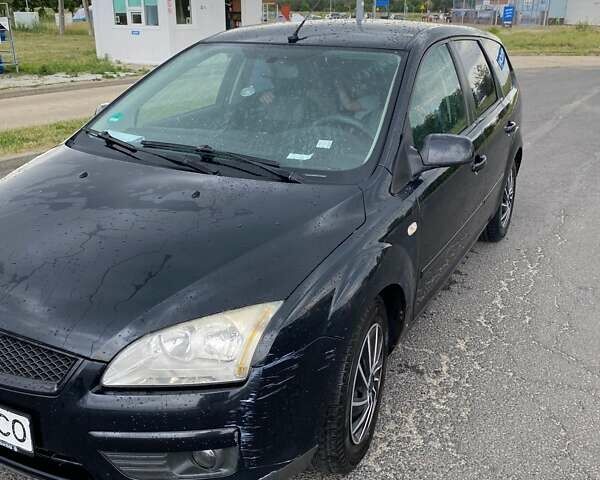 Форд Фокус 2007 у Луцьку на Automoto.ua Чорний Форд Фокус, об'ємом двигуна 1.6 л та пробігом 250 тис. км за 4500 $, фото 5 на Automoto.ua