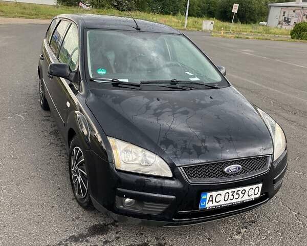 Форд Фокус 2007 у Луцьку на Automoto.ua Чорний Форд Фокус, об'ємом двигуна 1.6 л та пробігом 250 тис. км за 4500 $, фото 1 на Automoto.ua