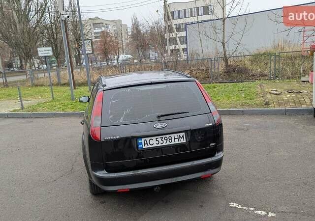 Черный Форд Фокус, объемом двигателя 1.6 л и пробегом 286 тыс. км за 4800 $, фото 1 на Automoto.ua
