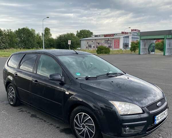 Форд Фокус 2007 у Луцьку на Automoto.ua Чорний Форд Фокус, об'ємом двигуна 1.6 л та пробігом 250 тис. км за 4500 $, фото 2 на Automoto.ua