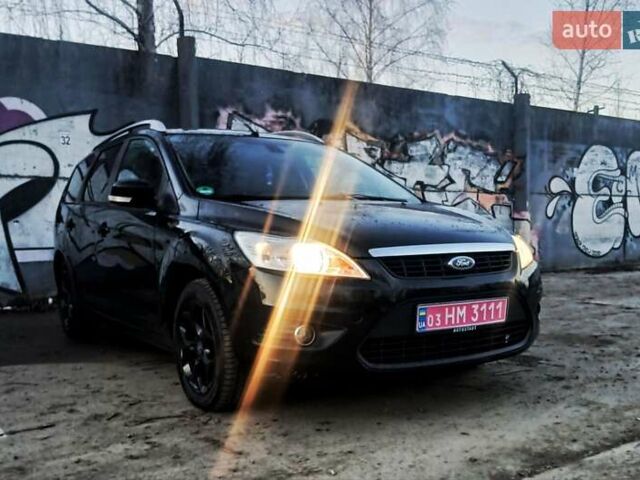 Черный Форд Фокус, объемом двигателя 1.6 л и пробегом 226 тыс. км за 5650 $, фото 1 на Automoto.ua