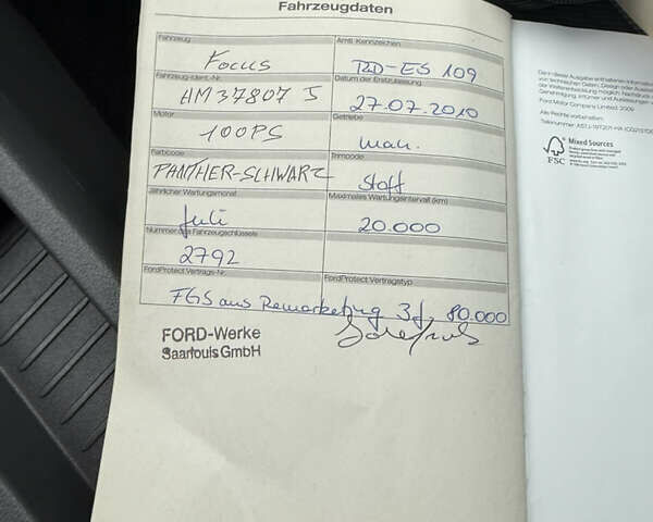 Черный Форд Фокус, объемом двигателя 1.6 л и пробегом 195 тыс. км за 5700 $, фото 143 на Automoto.ua