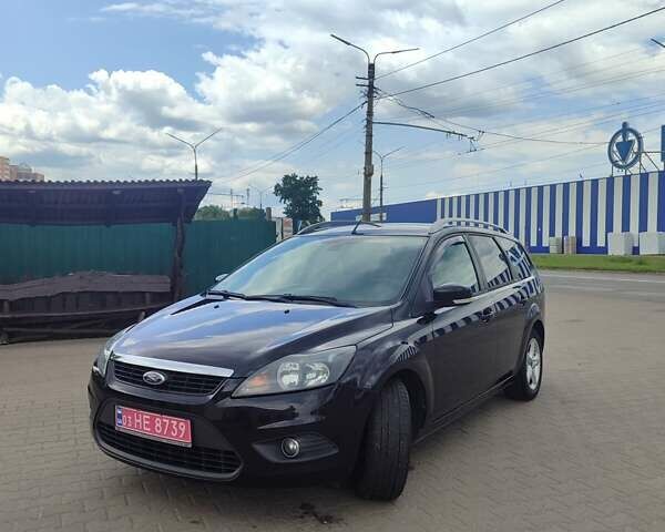 Черный Форд Фокус, объемом двигателя 1.6 л и пробегом 186 тыс. км за 6200 $, фото 4 на Automoto.ua