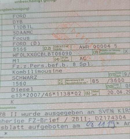 Чорний Форд Фокус, об'ємом двигуна 1.6 л та пробігом 232 тис. км за 8477 $, фото 61 на Automoto.ua