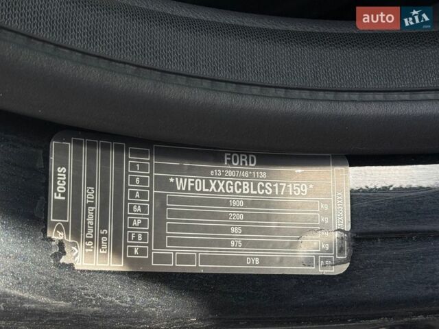 Чорний Форд Фокус, об'ємом двигуна 1.56 л та пробігом 213 тис. км за 8500 $, фото 37 на Automoto.ua