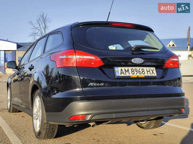 Черный Форд Фокус, объемом двигателя 1.5 л и пробегом 220 тыс. км за 9800 $, фото 4 на Automoto.ua
