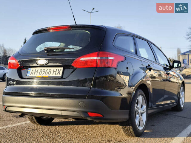 Черный Форд Фокус, объемом двигателя 1.5 л и пробегом 220 тыс. км за 9800 $, фото 6 на Automoto.ua
