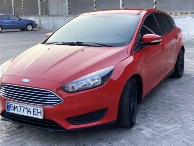 Красный Форд Фокус, объемом двигателя 2 л и пробегом 155 тыс. км за 6500 $, фото 1 на Automoto.ua