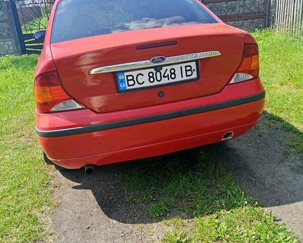 Красный Форд Фокус, объемом двигателя 1.8 л и пробегом 361 тыс. км за 2800 $, фото 4 на Automoto.ua