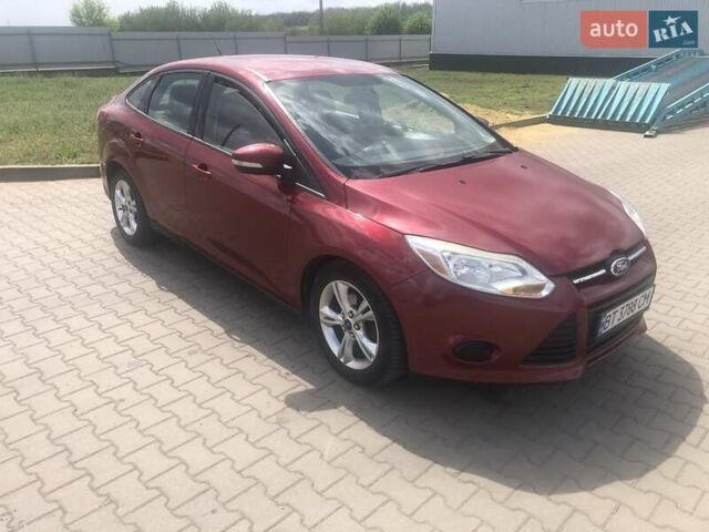 Красный Форд Фокус, объемом двигателя 2 л и пробегом 160 тыс. км за 6700 $, фото 3 на Automoto.ua