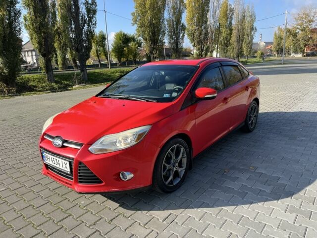 Красный Форд Фокус, объемом двигателя 2 л и пробегом 247 тыс. км за 7000 $, фото 6 на Automoto.ua